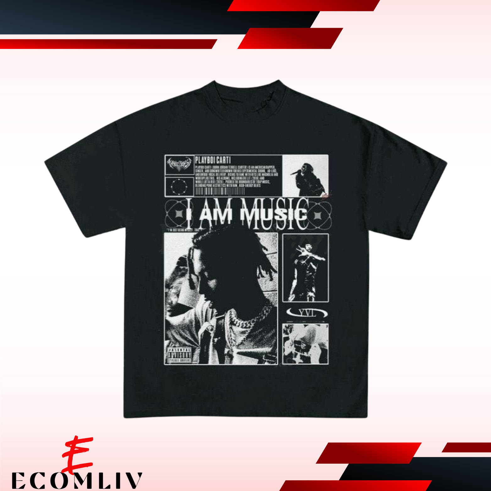 Playboi Carti I Am Music T-Shirt, Album Merch Tee
